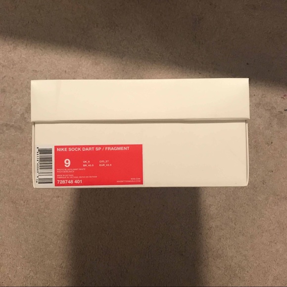 NEW Fragment Design x Nike Sock Dart “Photo Blue” - Picture 4 of 4